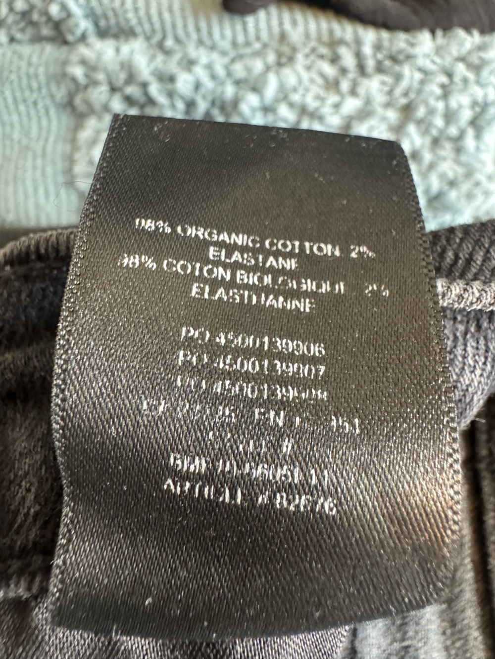 Denim Forum from Aritzia The Arlo High Rise Straight in Washed Black - Picture 9 of 10